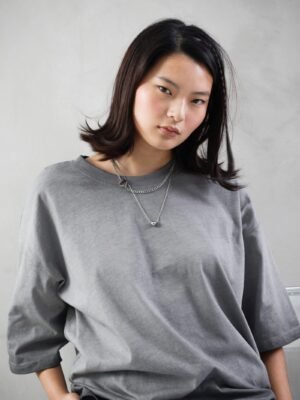 CA238 Remera de algodón boxy fit KENT