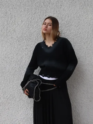 CA2436 Sweater V MYSTIC