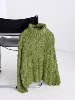 CA2441 Sweater Chenille Cuello Alto HARTFORD