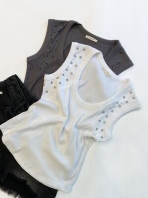 CA25084 Musculosa de morley Doble Ojal GALVESTON