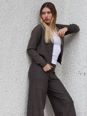 KN048 Cardigan Doble Cuello SKIEN